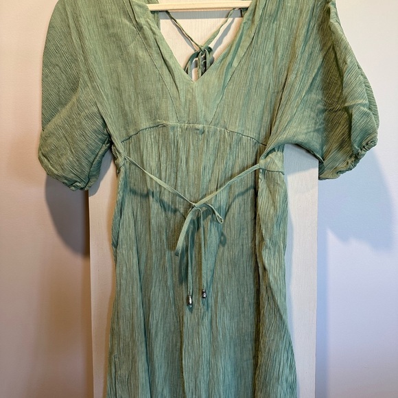 Amiani Green Women's Cover Up Dress - Picture 5 of 8